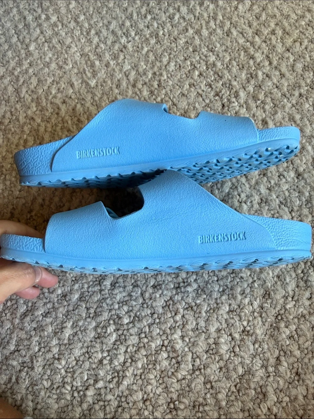 Birkenstock Kids Blue EVA Two-Strap Sandals waterproof size 34